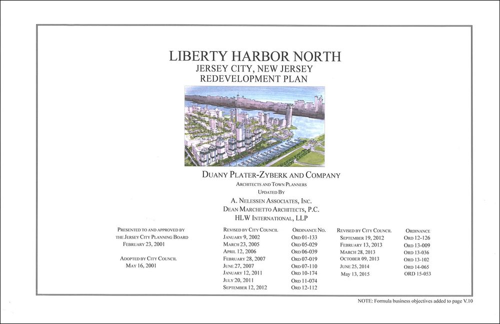 Liberty Harbor North Redevelopment Plan - Gallery photo